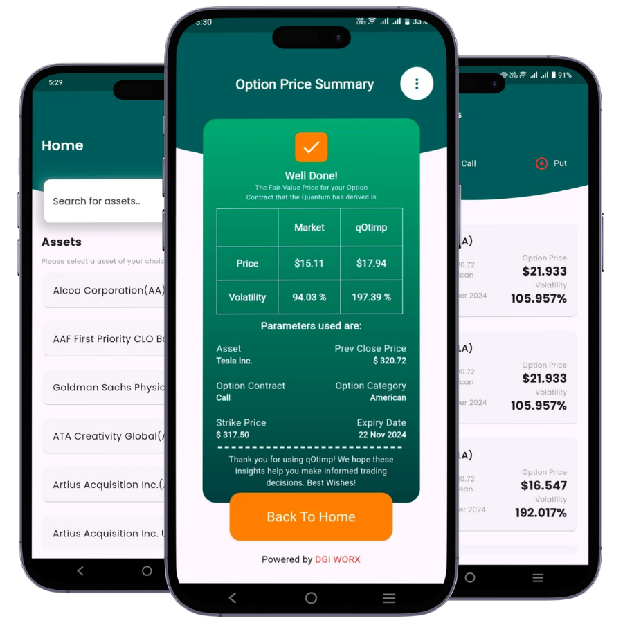 qOtimp Options Pricing